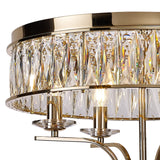 Vivienne 4 Light Crystal Semi-Flush Ceiling Light – French Gold