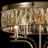 Vivienne 4 Light Crystal Semi-Flush Ceiling Light – French Gold