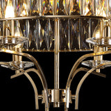 Vivienne 6 Light Crystal Semi-Flush Ceiling Light – French Gold