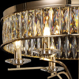Vivienne 6 Light Crystal Semi-Flush Ceiling Light – French Gold