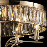 Vivienne 6 Light Crystal Semi-Flush Ceiling Light – French Gold