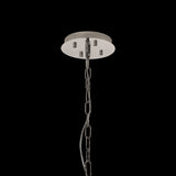 Vivienne 70cm 11 Light Crystal Chandelier/Semi Flush - Polished Nickel