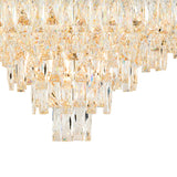 Vivienne 70cm 11 Light Crystal Chandelier/Semi Flush - French Gold