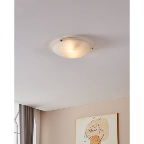 Vornorne 2 Light Flush Ceiling Light - Chrome