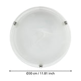 Vornorne Flush Ceiling Light - Chrome