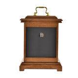 Lantern Style Quartz Wooden Mantel Clock with Handle - Oak