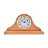 Napoleon Wooden Mantel Clock with Roman Numeral Dial - Beech