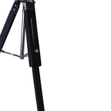Tripod Mantel Clock with Black Roman Numeral Dial - Silver