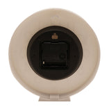 Round Dial Tabletop Mantel Clock with Stand 20cm - White