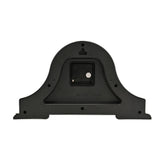 Arched Plastic Mantel Clock with Arabic Dial 36cm - White