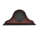 Napoleon Wooden Mantel Clock with Roman Numerals - Mahogany