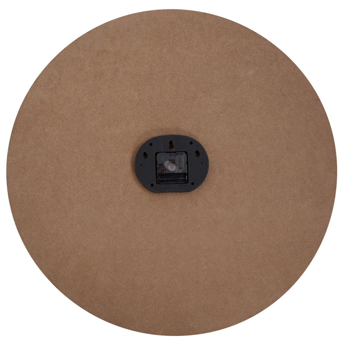 Round Cement Look Wall Clock with Black Hands 60cm - Grey