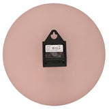 Round Minimalist Raised Baton MDF Wall Clock 29.8cm - Pink