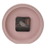 Minimalist Round Quartz Desk and Mantel Clock 15.4cm - Pink