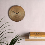 Concentric Ring Metal Wall Clock 30.5cm - Champagne Gold