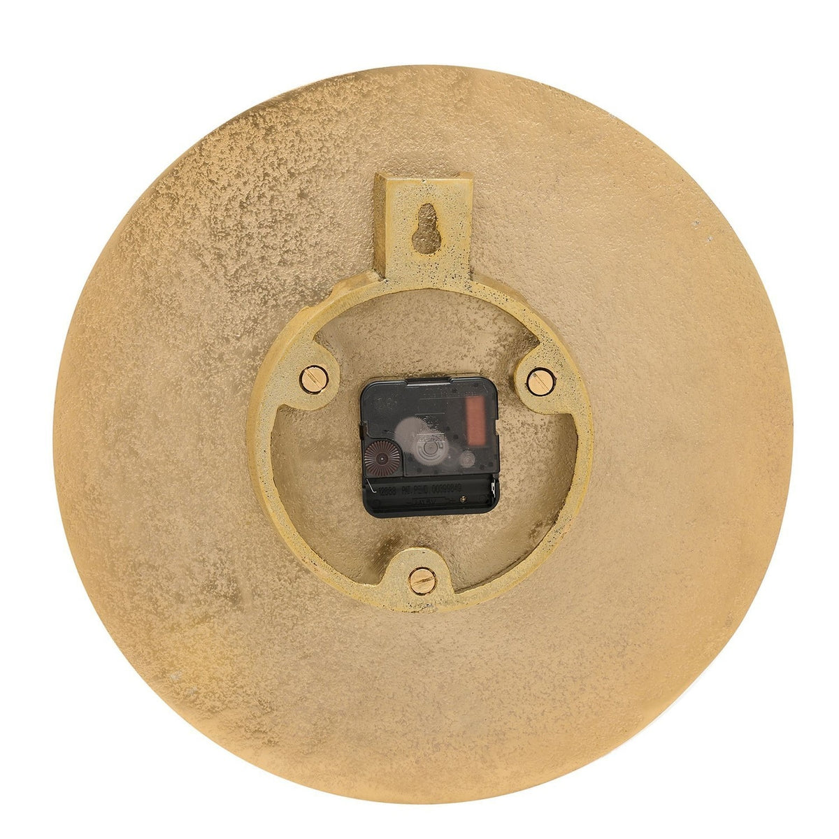 Concentric Ring Metal Wall Clock 30.5cm - Champagne Gold