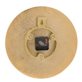 Concentric Ring Metal Wall Clock 30.5cm - Champagne Gold