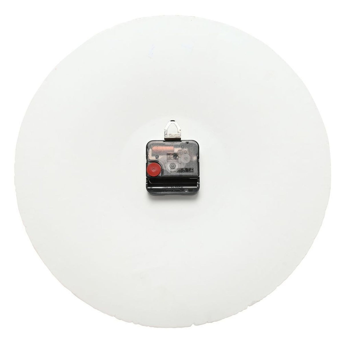 Round Radial Textured Matt Porcelain Wall Clock 35cm - White