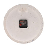 Concrete Terrazzo Porcelain Wall Clock 27cm - White & Blue