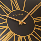 Pocket Watch Aluminium Wall Clock 31cm - Gold & Black