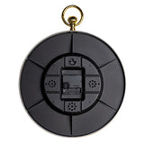 Pocket Watch Aluminium Wall Clock 31cm - Gold & Black