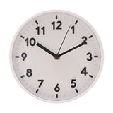 Analogue Wall Clock with 3D Numbers 20cm - White & Black
