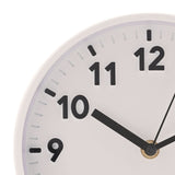 Analogue Wall Clock with 3D Numbers 20cm - White & Black