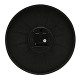 Analogue Wall Clock with 3D Numbers 30cm - Black & White