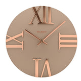 Raised Roman Numeral Wall Clock 31.5cm - Stone & Bronze