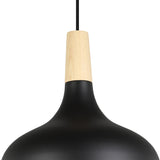 Walette Pendant Light 28cm - Black & Brown