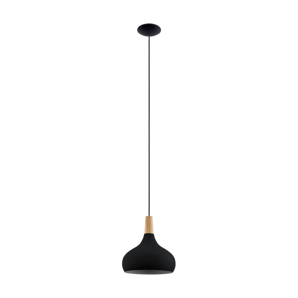 Walette Pendant Light 28cm - Black & Brown