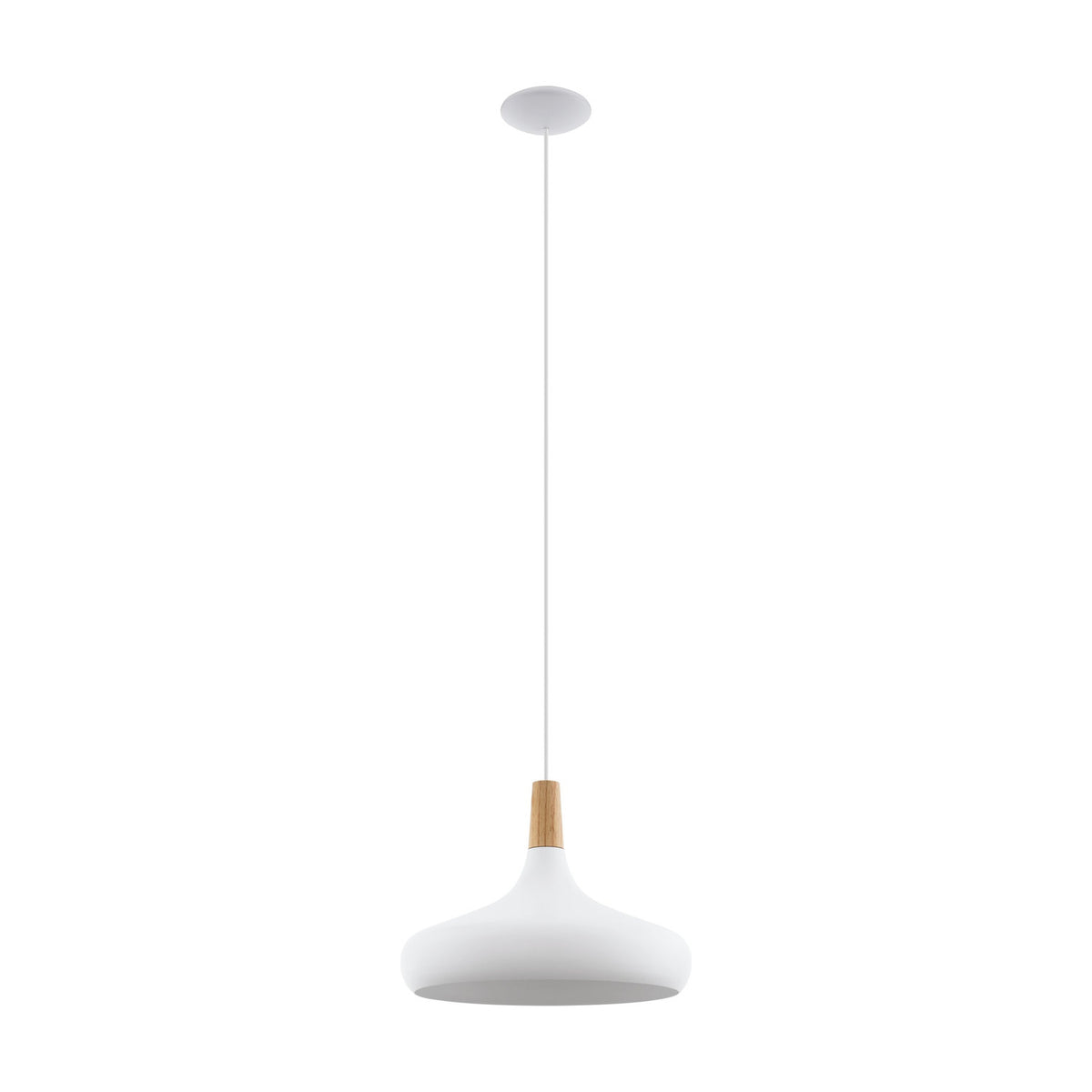 Walette Wooden Pendant Light 40cm - White