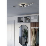 Warvanne LED Flush Ceiling Light 901217 - Black