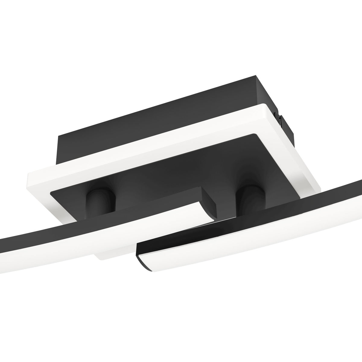 Warvanne LED Flush Ceiling Light 901217 - Black