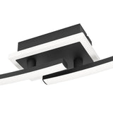 Warvanne LED Flush Ceiling Light 901217 - Black