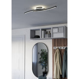 Warvanne LED Flush Ceiling Light 901218 - Black