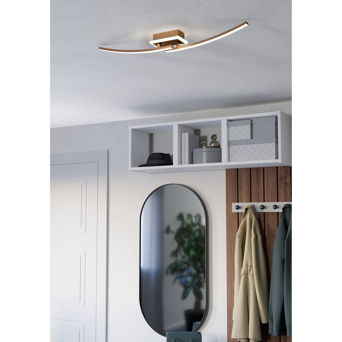 Warvanne LED Flush Ceiling Light 901219 - Bronze