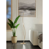 Wasmane LED Floor Lamp - Brown