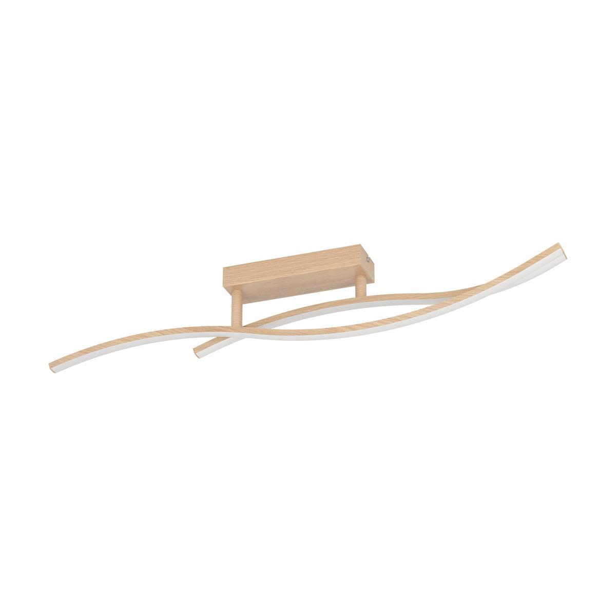 Wasmane LED Flush Ceiling Light - Brown