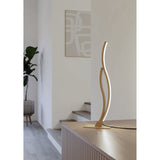 Wasmane LED Table Lamp - Brown