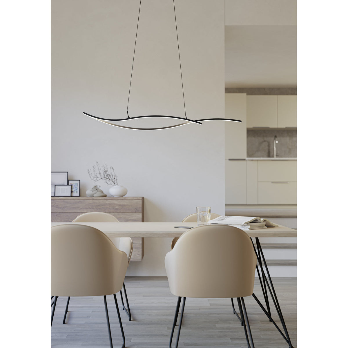 Wasmane Pendant Light - Black