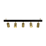 Watson Brass 5 Light Spotlight Bar
