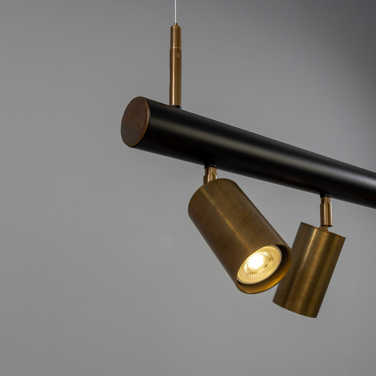 Watson Brass 5 Light Spotlight Bar