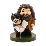 Harry Potter and Hagrid Birthdae Figurine - Brown & Green