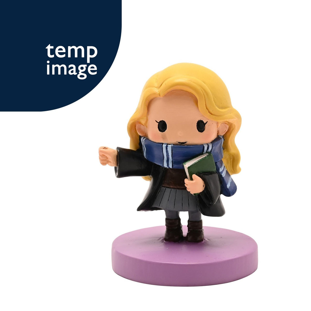 Harry Potter Luna Resin Figurine with Book on Lilac Base