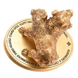 Harry Potter Fluffy Three-Headed Dog Resin Figurine - Gold