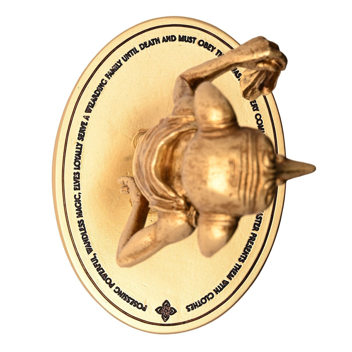 Harry Potter Dobby The Elf Figurine with Oval Base - Gold