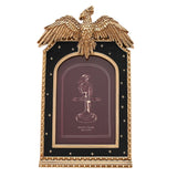 Harry Potter Fawkes Phoenix Resin Photo Frame - Black & Gold