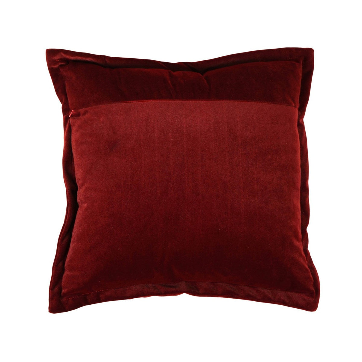 Harry Potter Fawkes Embroidered Velvet Cushion 40cm - Red