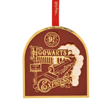 Harry Potter Hogwarts Express Metal Decoration - Red & Gold